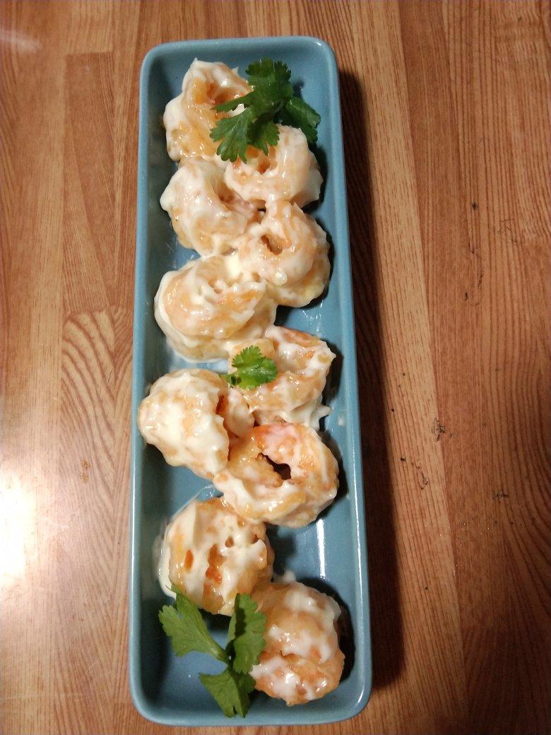 柏悦平替版芥末虾球