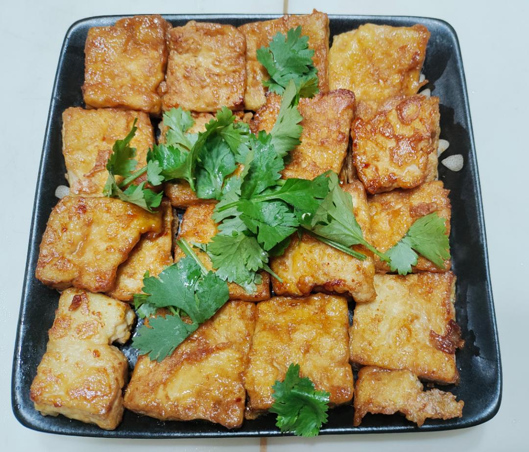无敌好吃的香煎豆腐