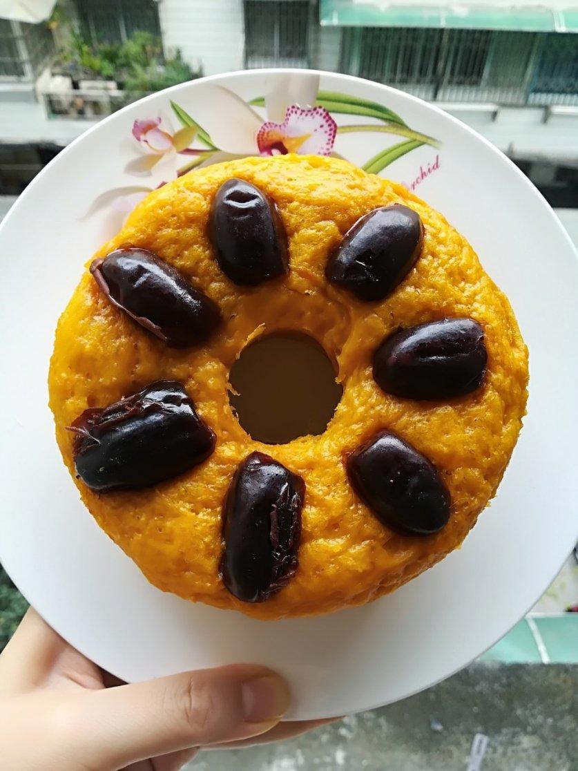 南瓜发糕 Steamed Pumpkin Cake