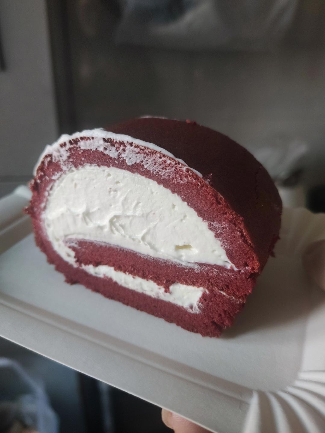 一次就成功的乳酪红丝绒蛋糕卷💯配方来了