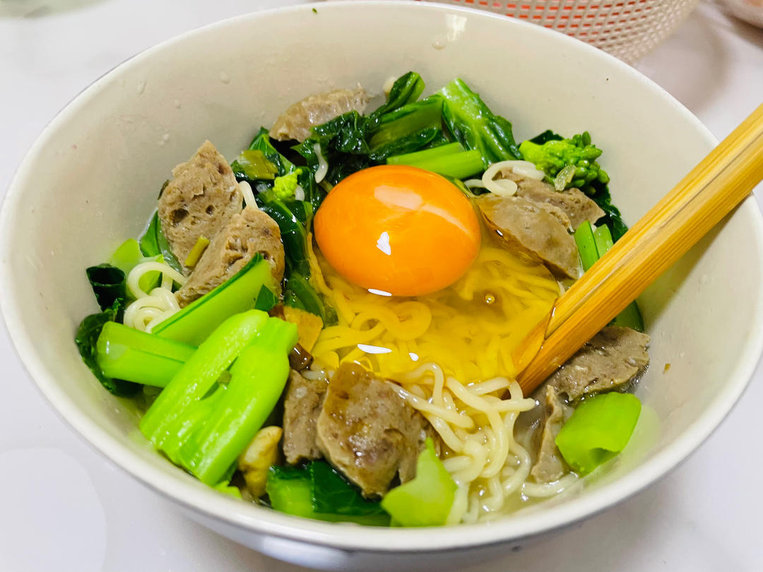 潮汕牛肉丸虾子面