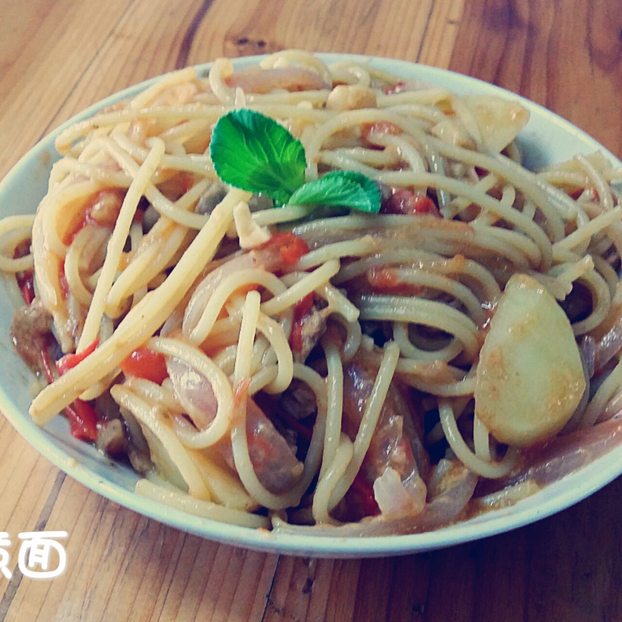 培根番茄意大利面