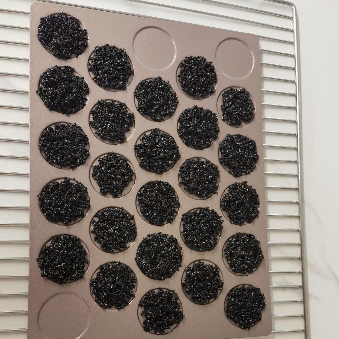 黑芝麻饼【无白糖无油】