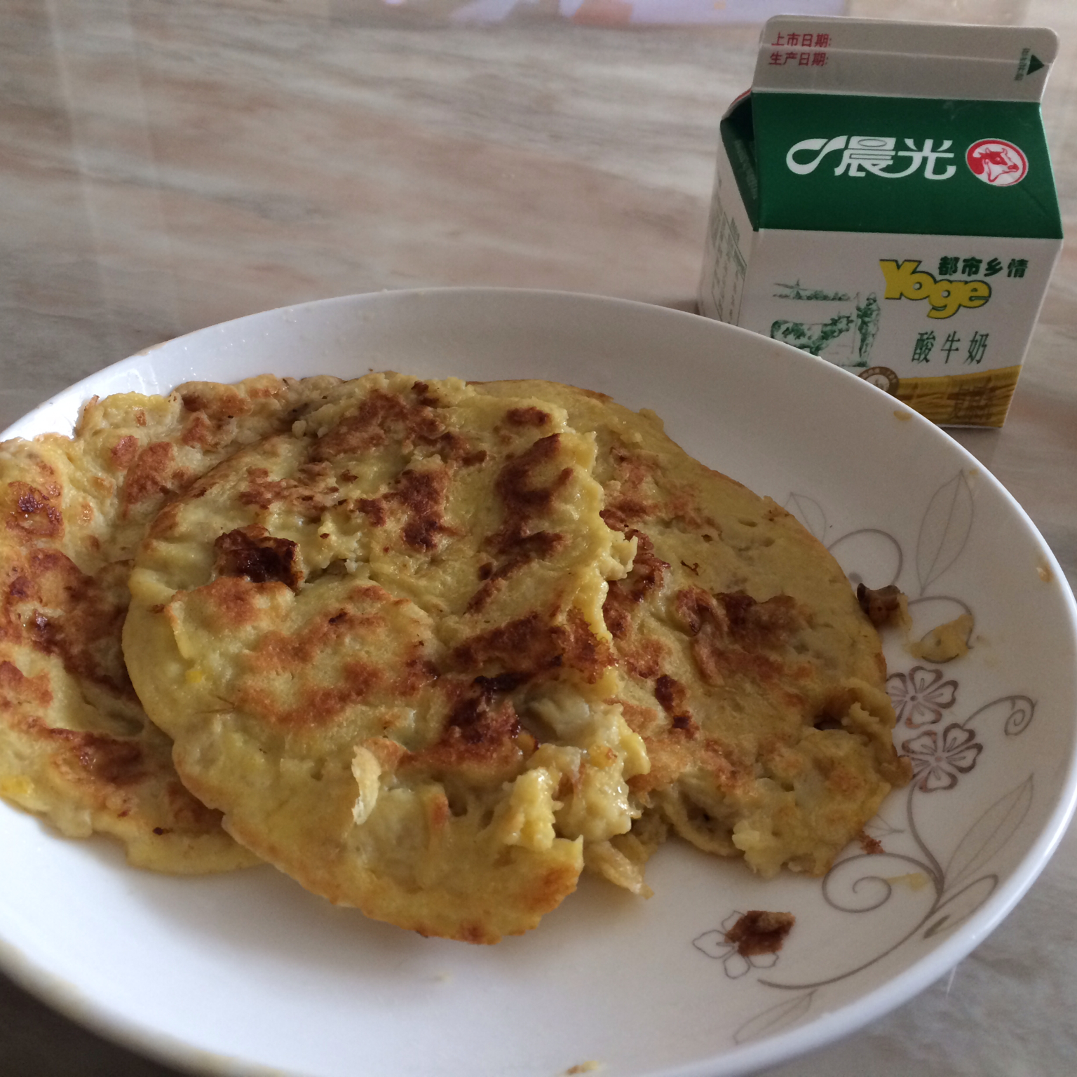 香蕉鸡蛋饼