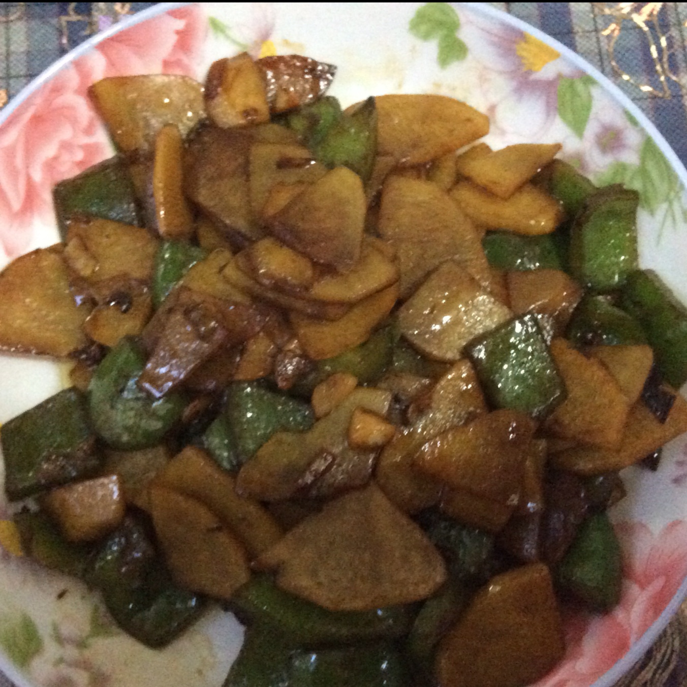 青椒炒土豆片