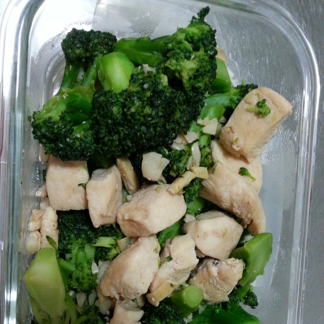 （无油)鸡胸西兰花