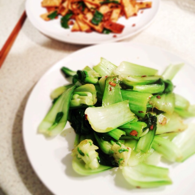 清炒小白菜