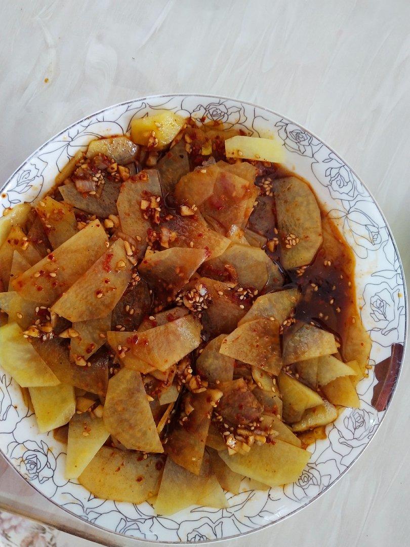好吃的拌土豆片