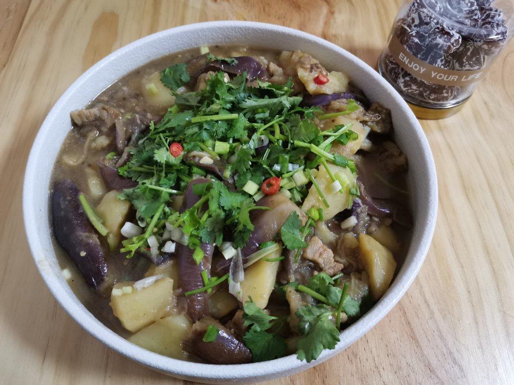 土豆炖茄子