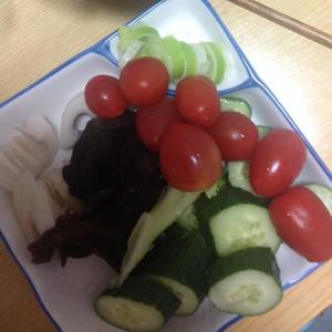 我的素食水果蔬菜餐的做法 步骤1