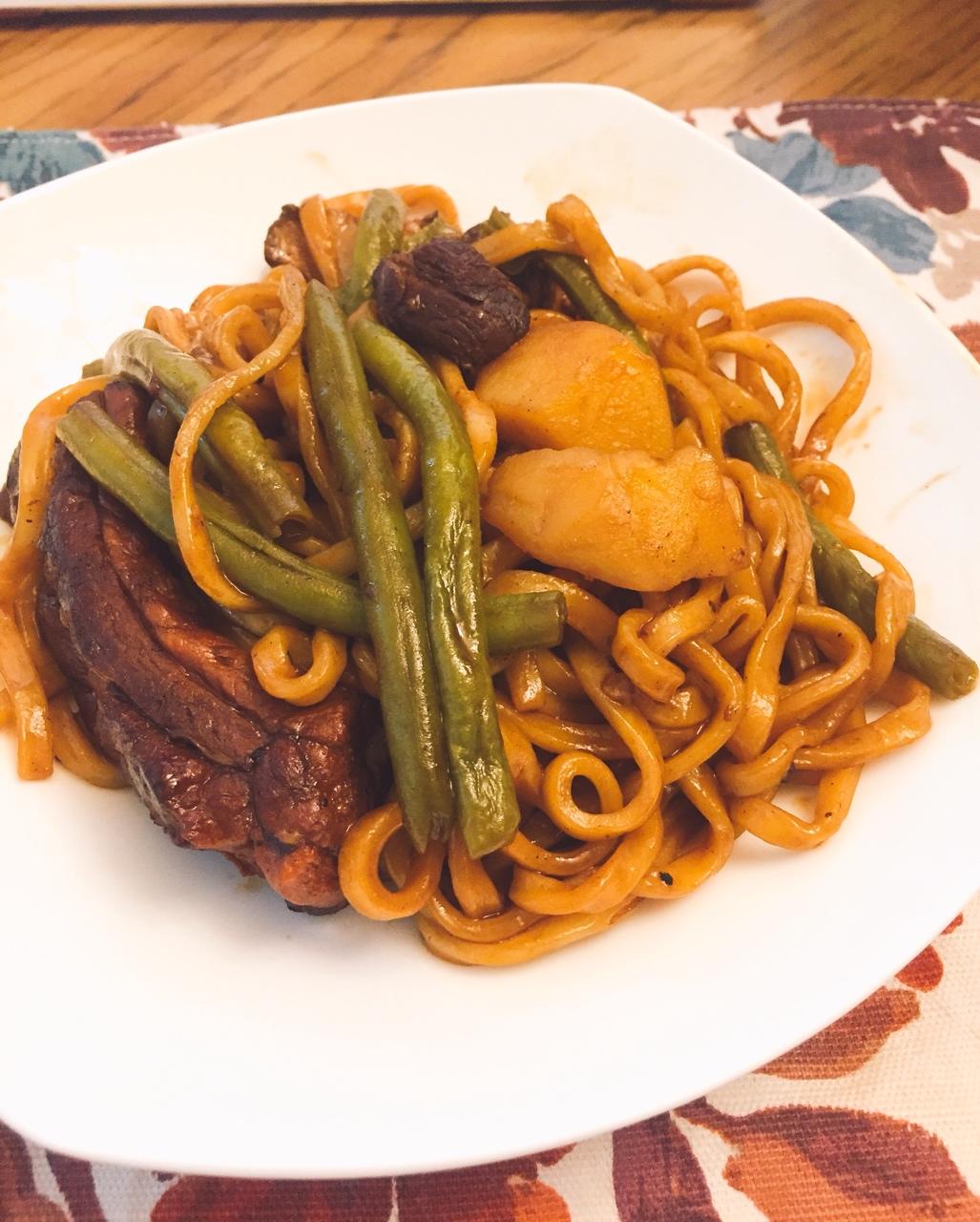 排骨豆角焖面