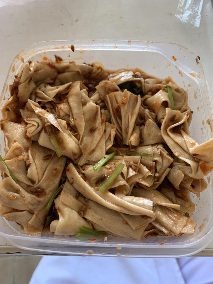 老式拌豆皮（小时候的味道）