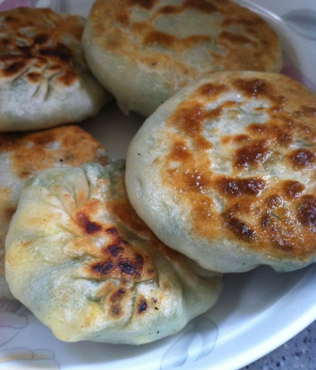 韭菜鸡蛋馅饼