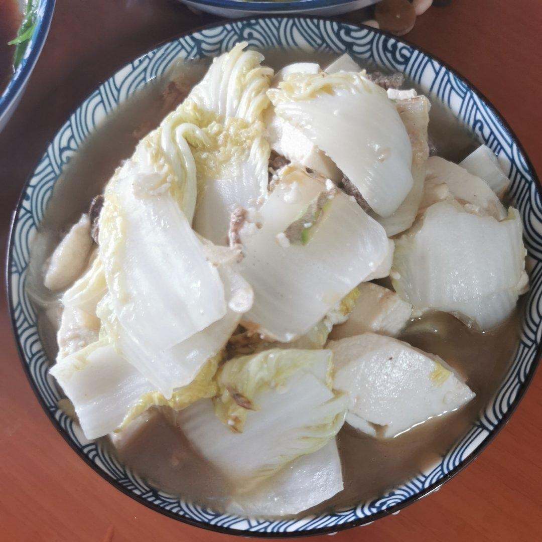 白菜牛肉炖豆腐