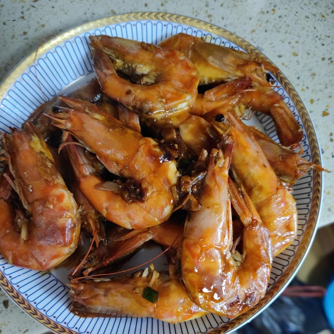 家庭版油焖大虾