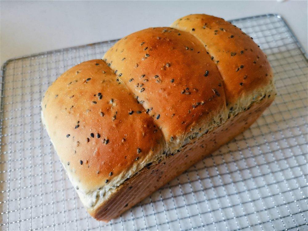 中种法 要传家的黑芝麻吐司