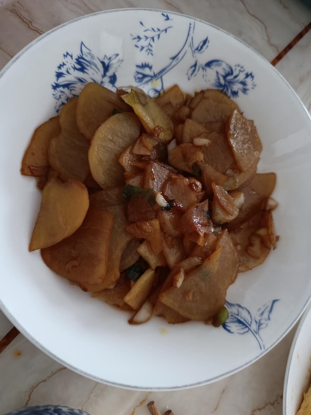 家常炒土豆片