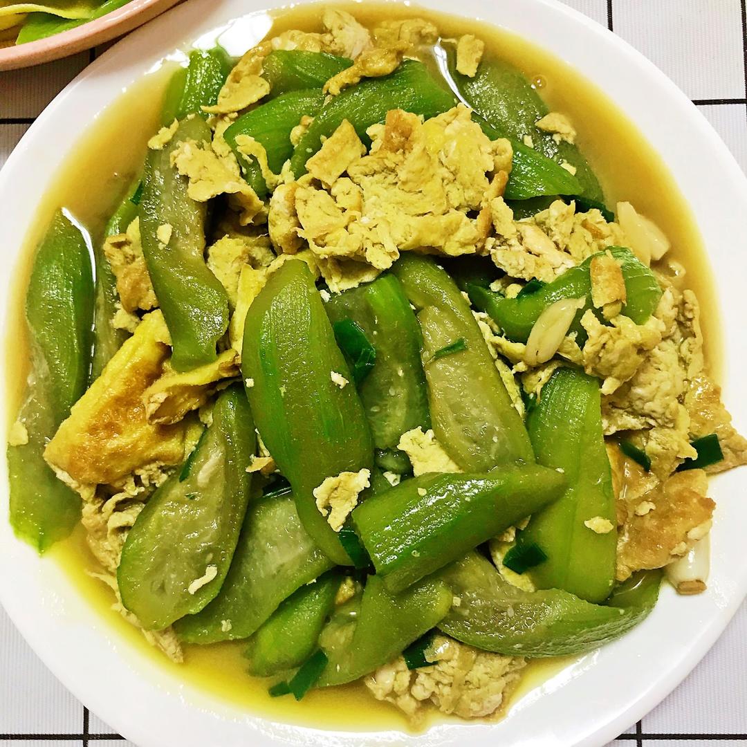 丝瓜炒蛋
