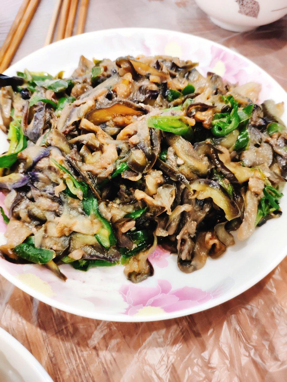 减脂青椒炒茄子