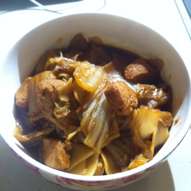 猪肉白菜炖粉条