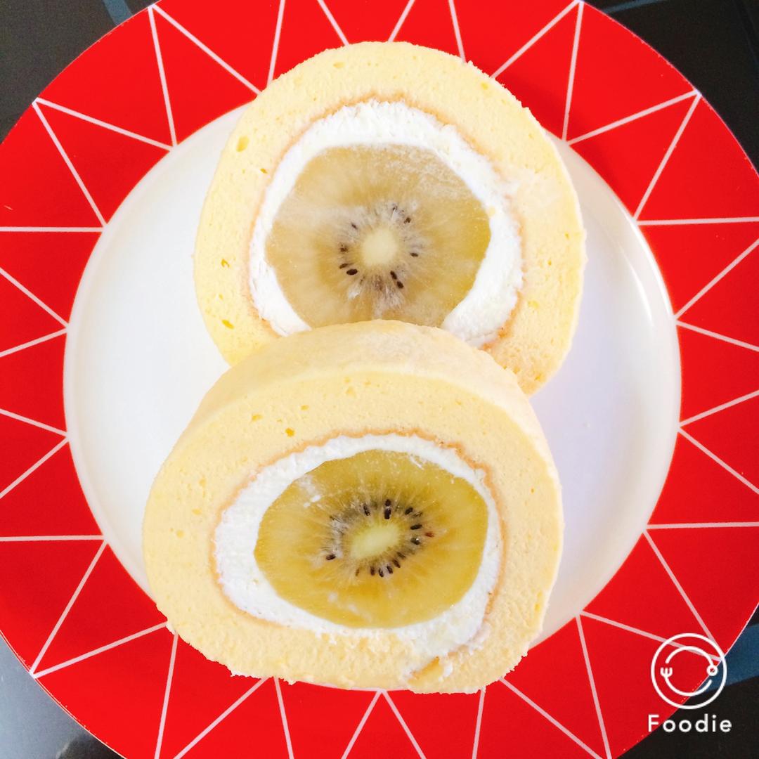 一个猕猴桃卷（蛋糕卷）