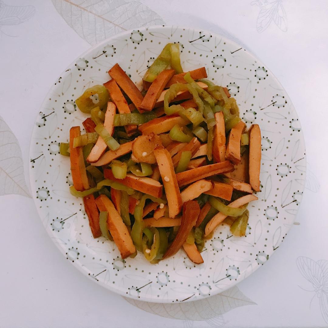 青椒豆腐干