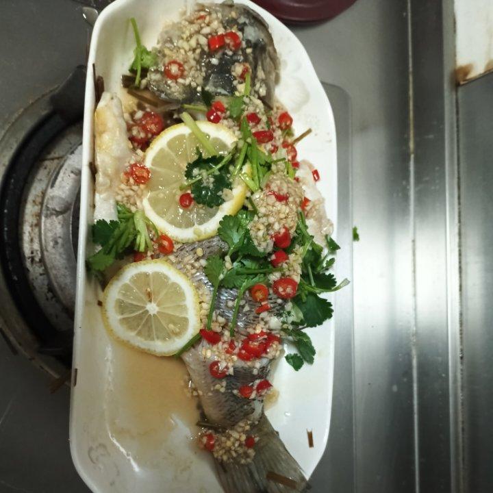 泰式青柠檬蒸鱼