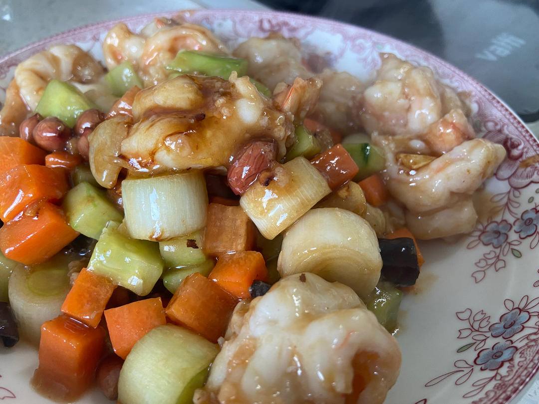 殿堂级的宫保虾球