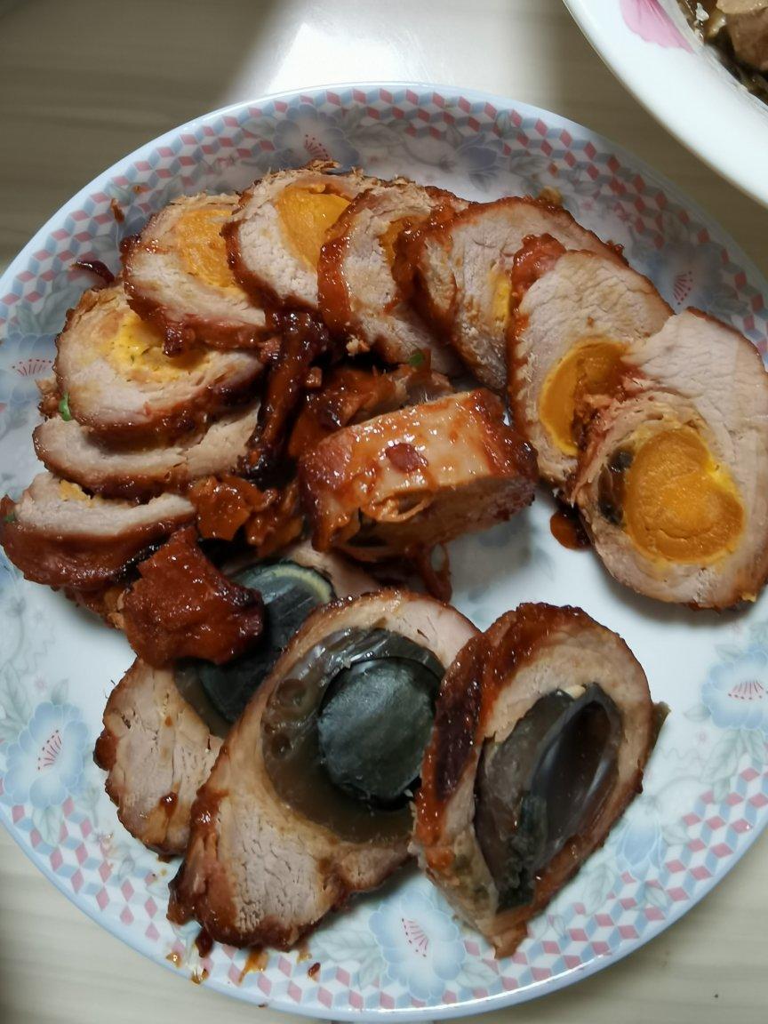 咸蛋黄叉烧肉
