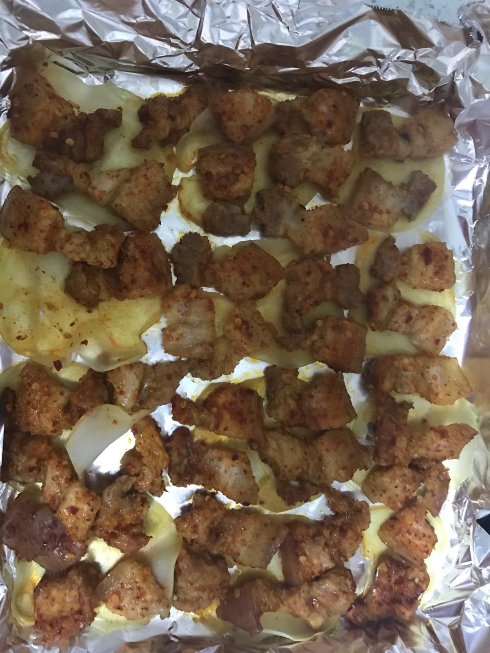 孜然烤五花肉