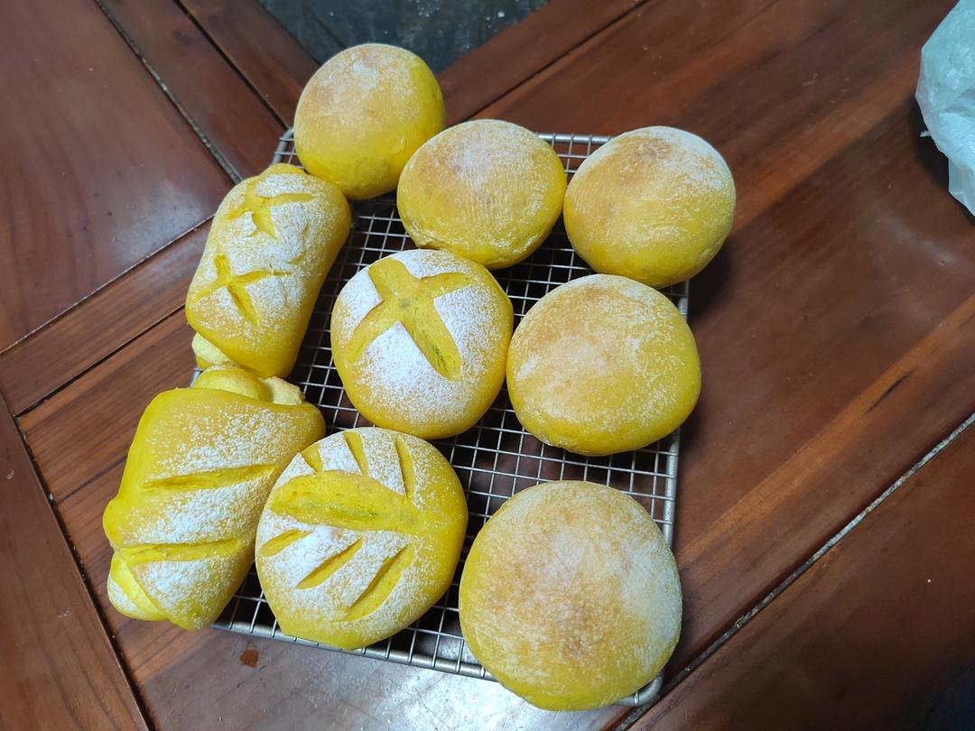 无糖南瓜餐包