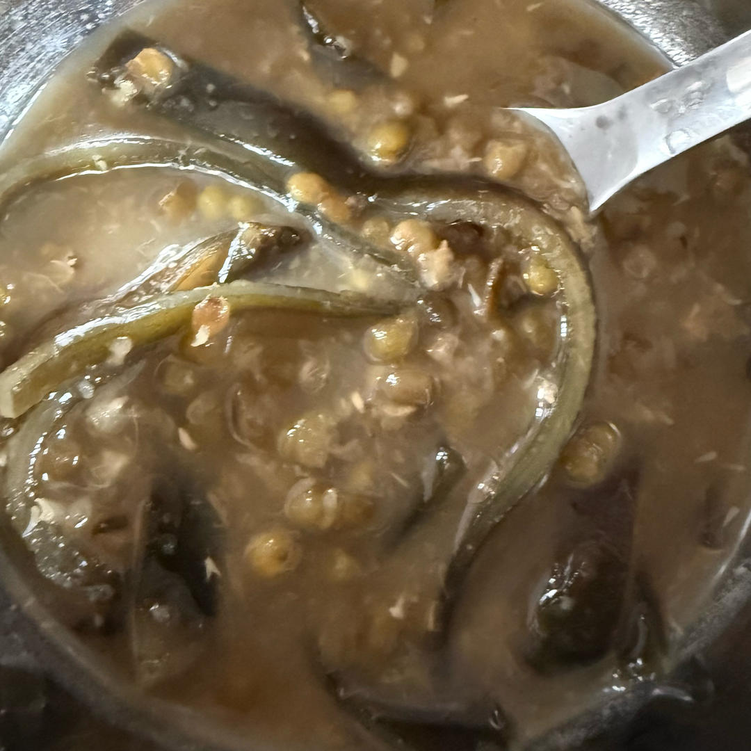 海带绿豆糖水