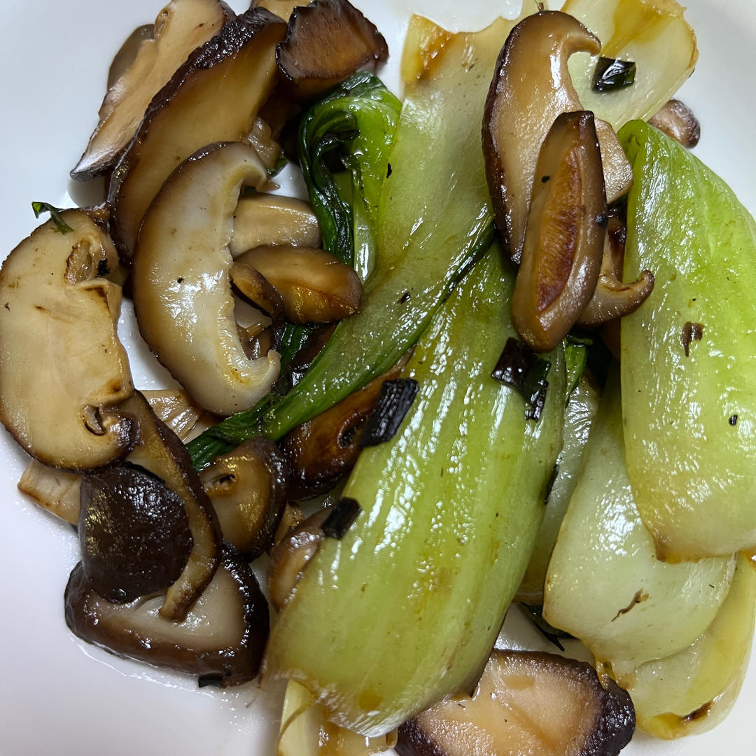 比肉还好吃的——蚝油香菇油菜