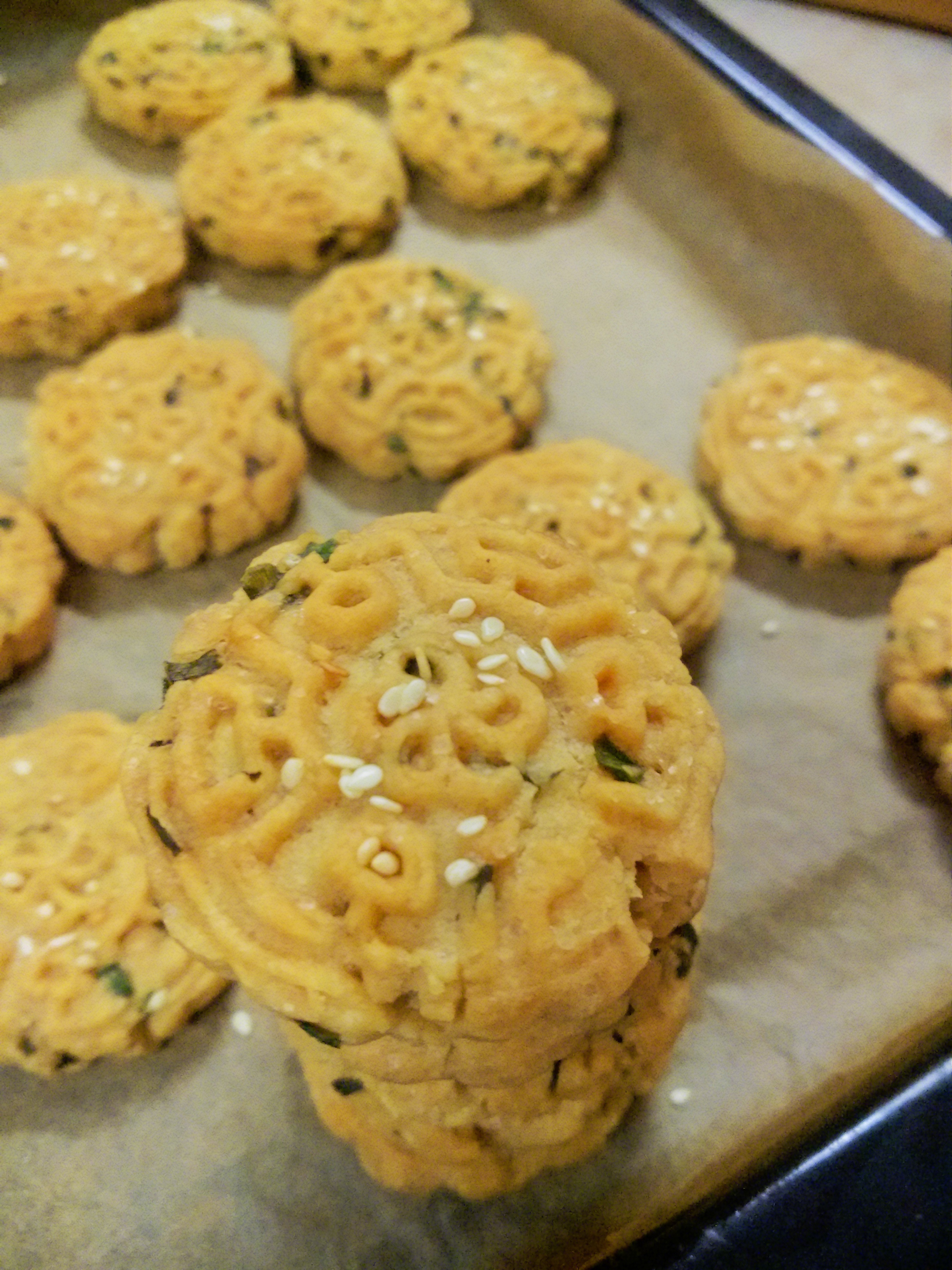 桃子哟做的葱香桃酥