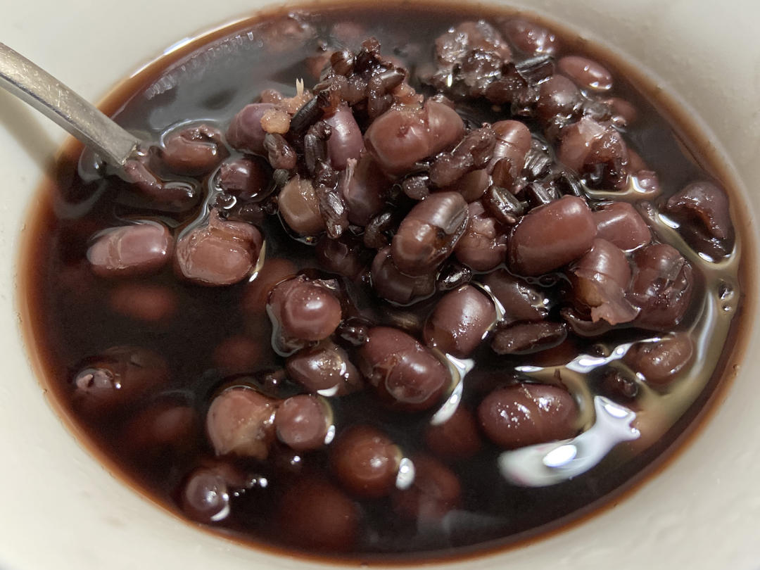 红豆黑米糖水（电饭煲版）