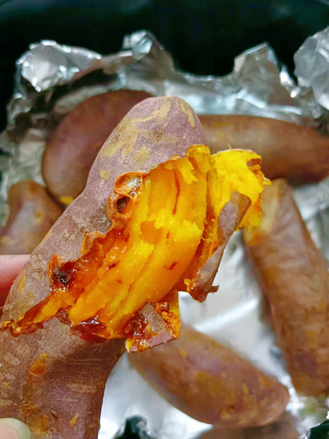 烤红薯🍠空气炸锅的做法