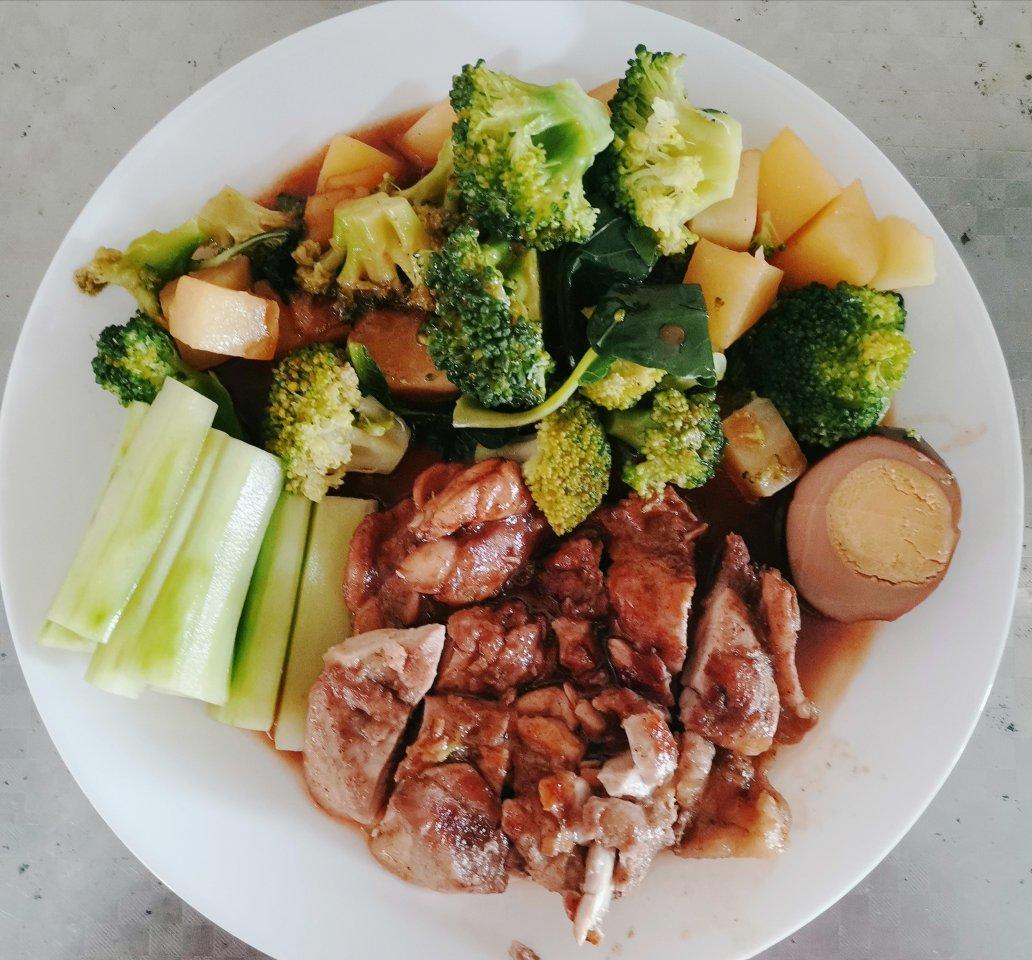 照烧鸡腿饭