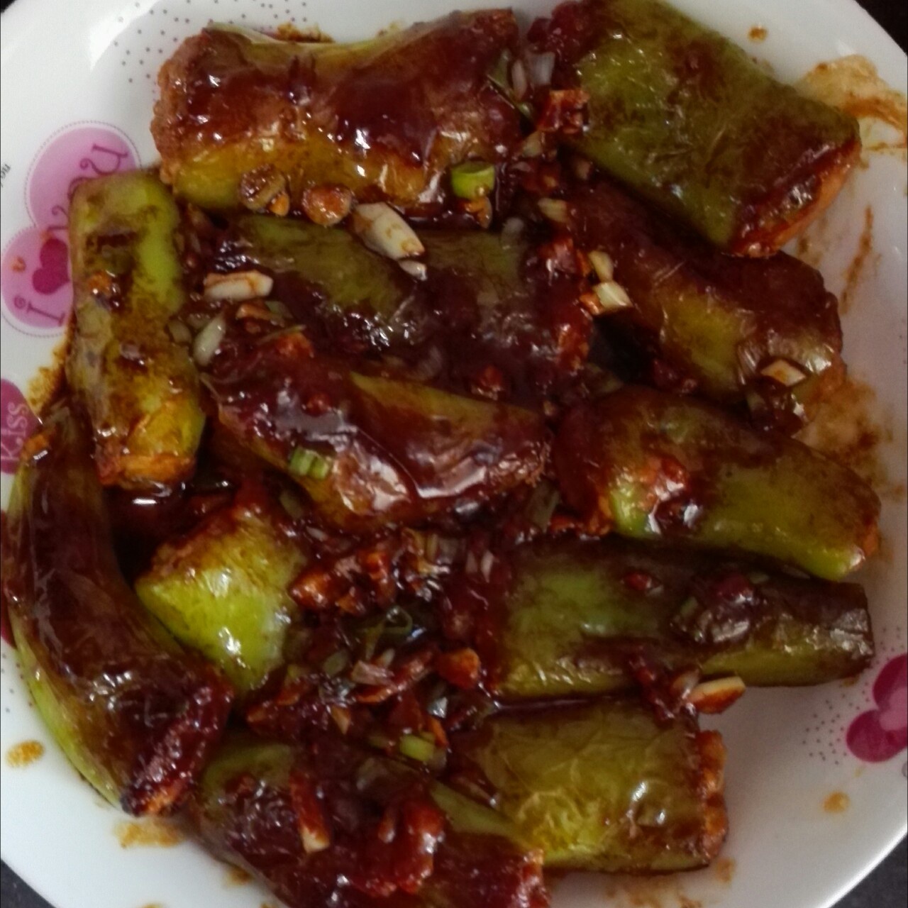 肉馅辣椒-新手下厨 stuffed Chili pepper