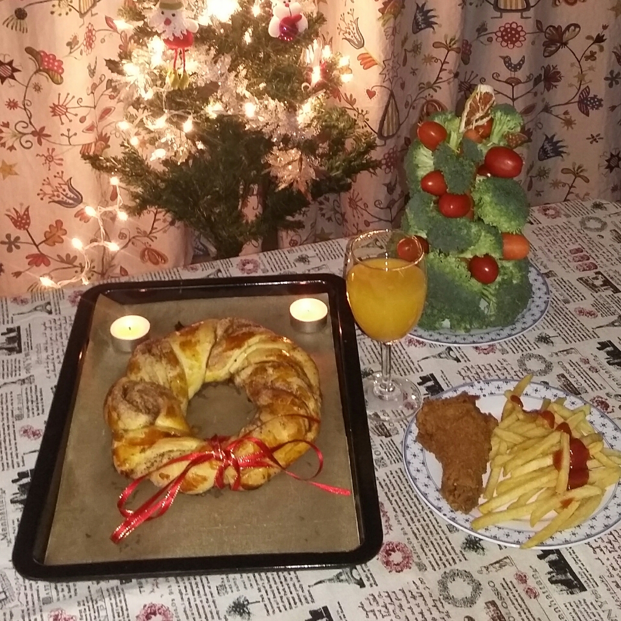 【水果圣诞树】