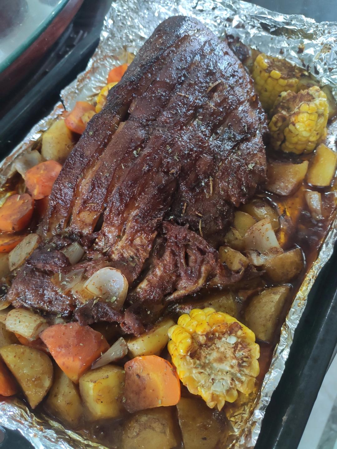 超好吃的烤羊排烤箱版