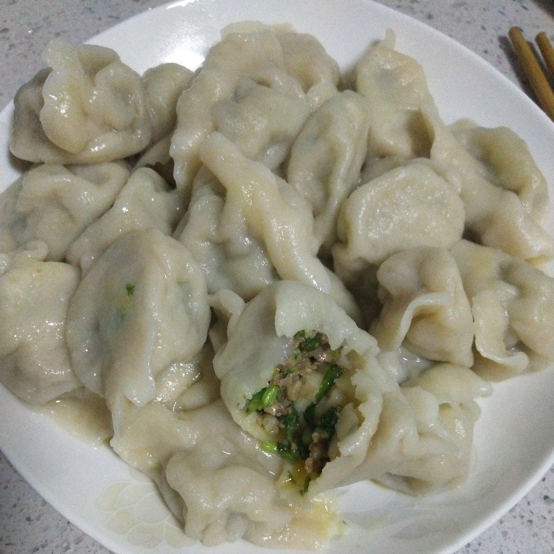 手机用户6878_ftw4做的香菜猪肉饺子