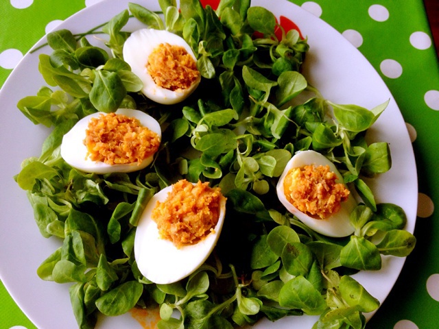 金枪鱼鸡蛋沙拉杯