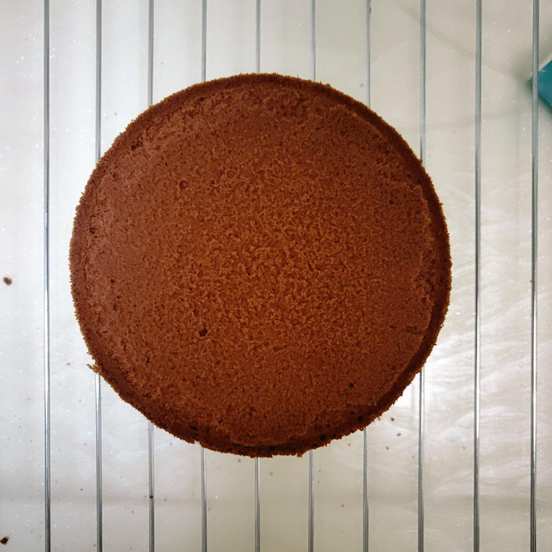 不凹不裂🌟六寸可可戚风蛋糕