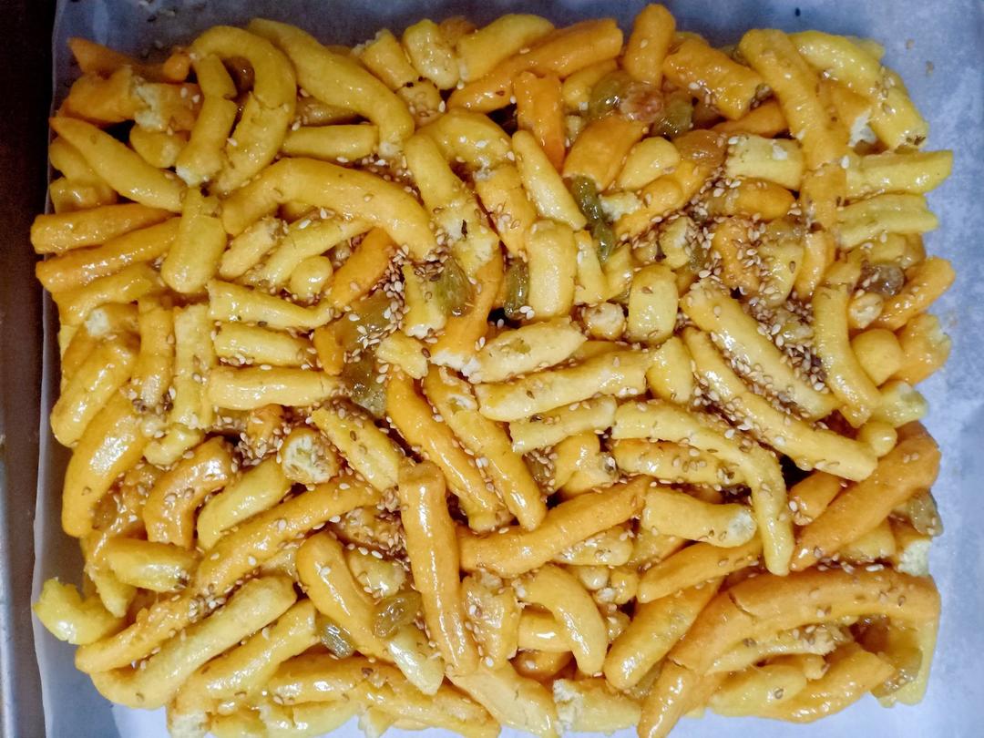 松软的鸡蛋沙琪玛