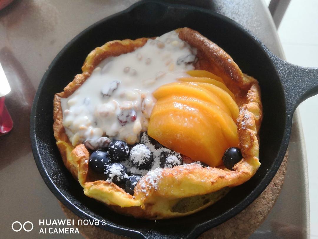 超简单快手早餐“荷兰松饼”