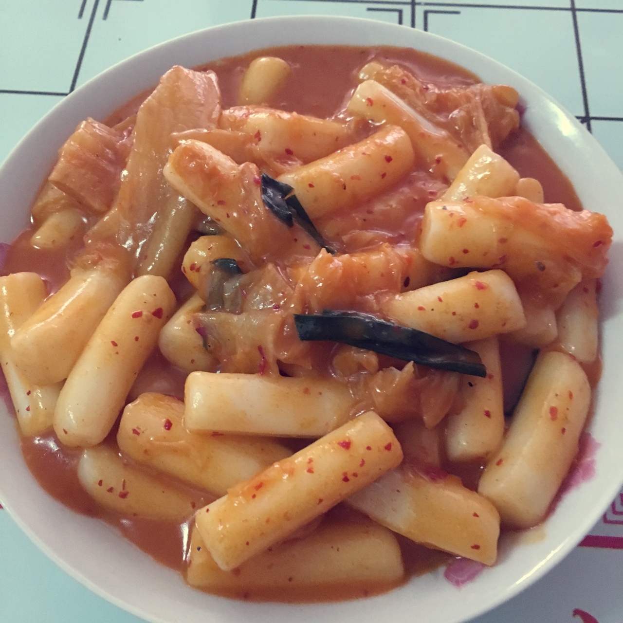 叶小急做的泡菜炒年糕