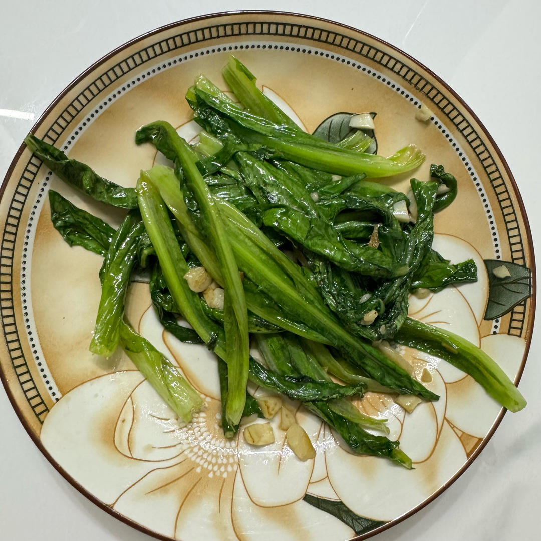 蒜蓉油麦菜（蚝油）