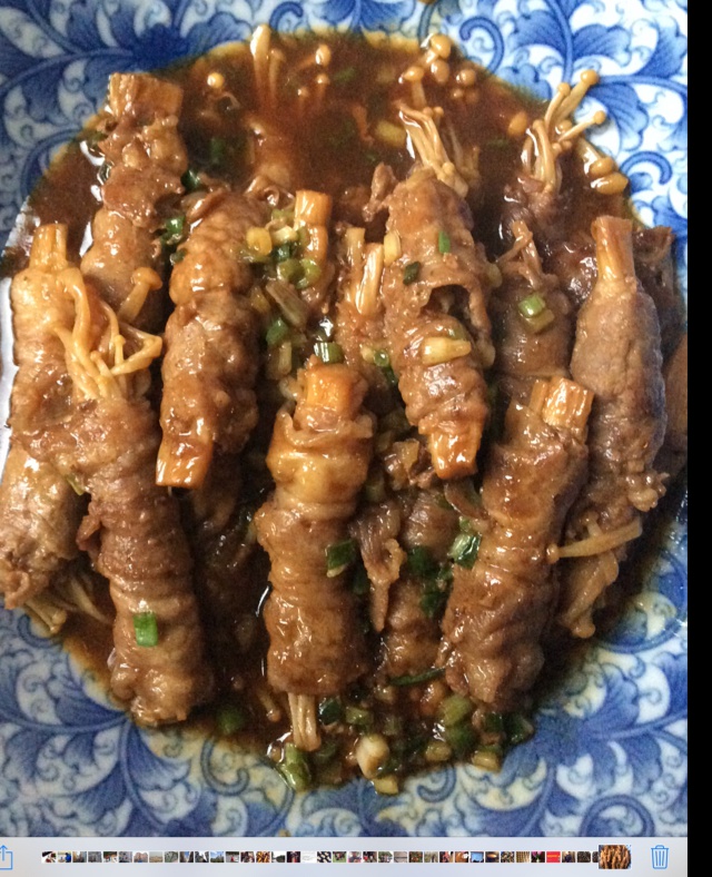 金针菇肥牛卷
