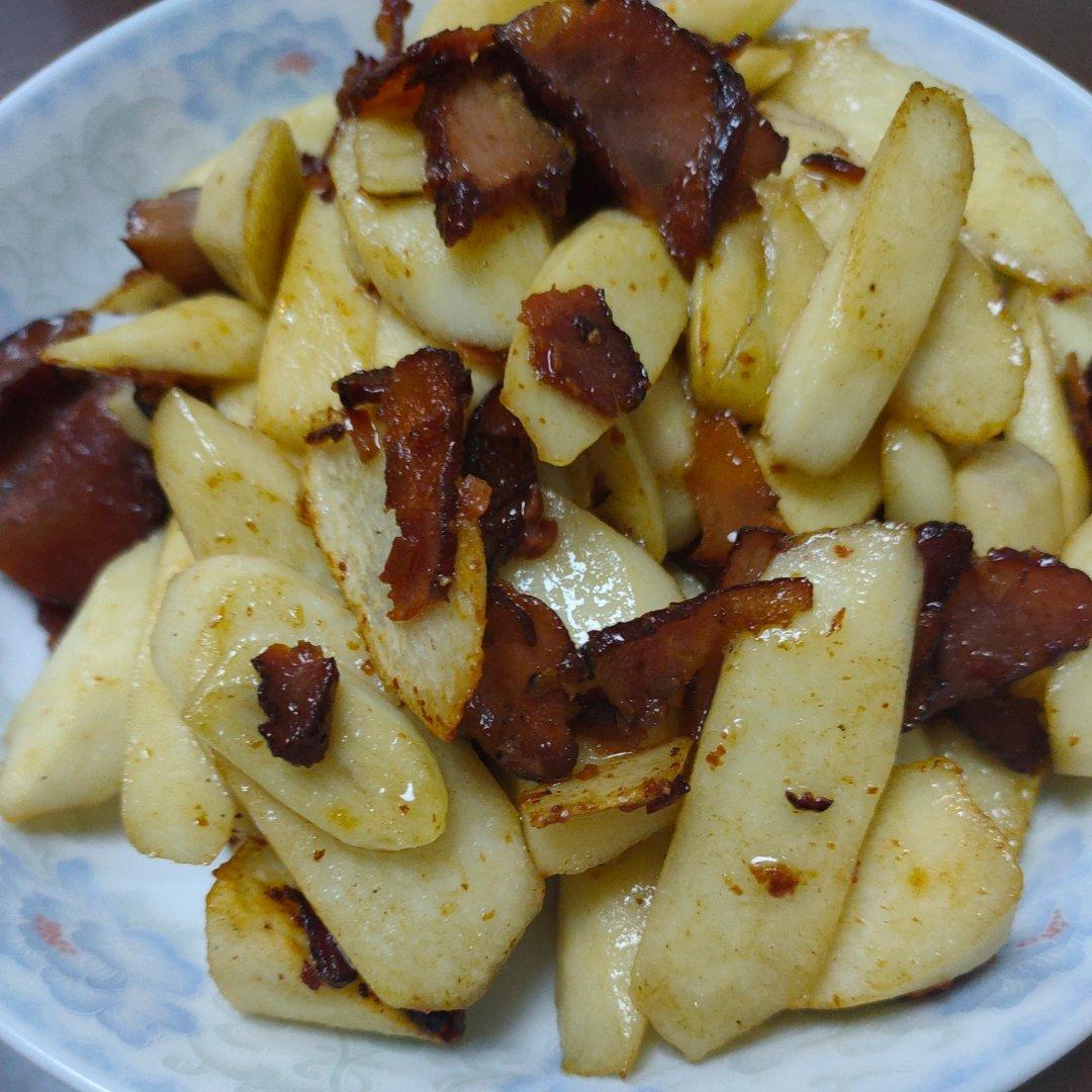 『胡闹厨房』山药炒腊肉