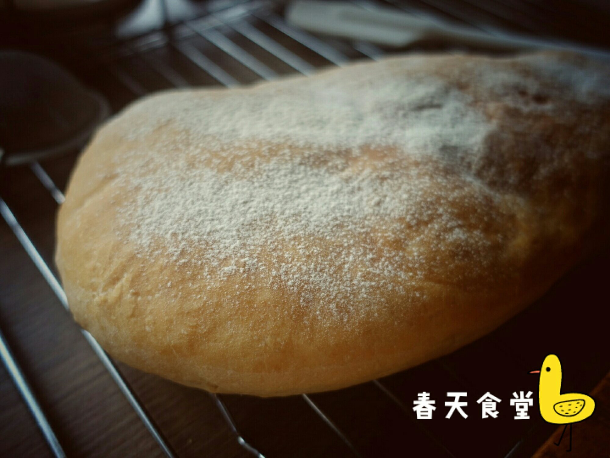 脆皮意大利夏巴达面包的做法